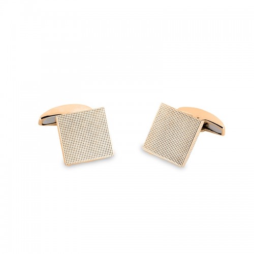 Deakin & Francis Square Engine Turn Pattern Cufflinks