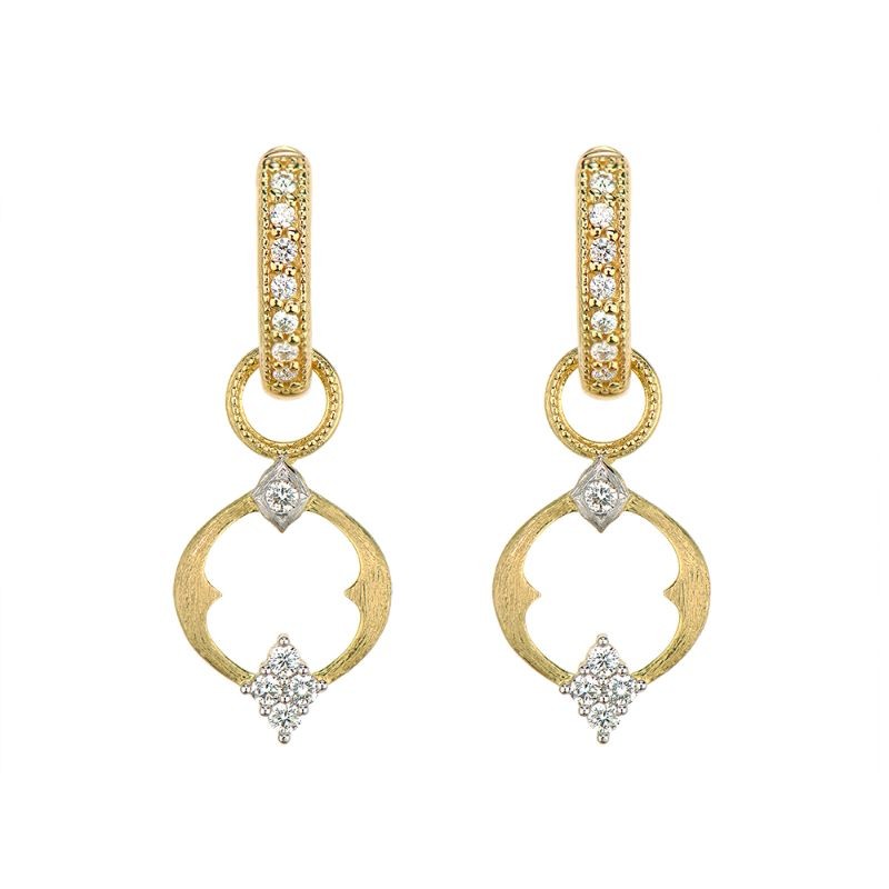 Jude Frances Small Open Moroccan Quad Earring Charms