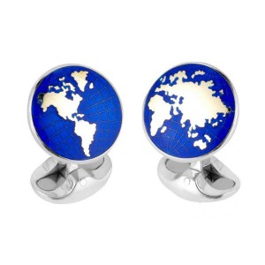 Deakin & Francis Enamel World Cufflinks