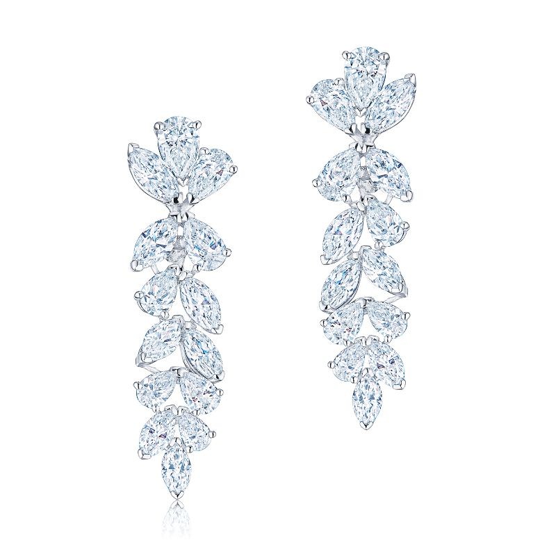 Kwiat Pendant American Beauty Diamond Earrings