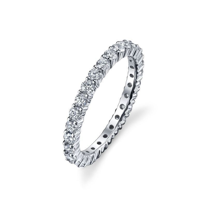 Deutsch Signature Shared Prong Diamond Eternity Band