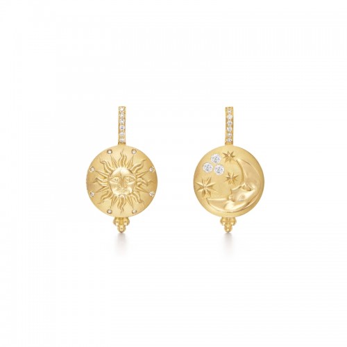 18K Temple St. Clair Sole Luna Earrings