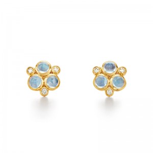 Temple St. Clair 18K Classic Trio Earrings