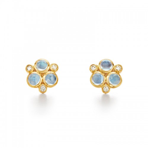 Temple St. Clair 18K Classic Trio Earrings