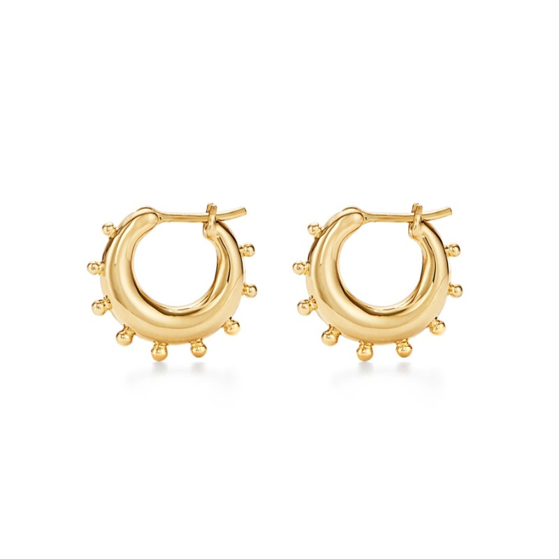 Temple St. Clair 18K Yoga Hoops
