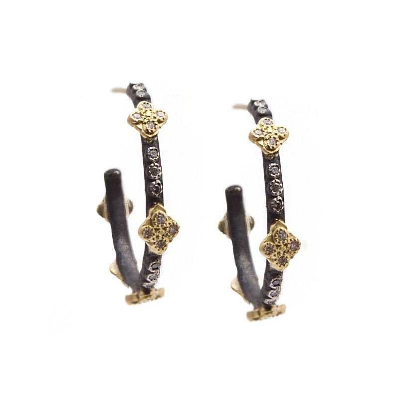 Old World 16.5Mm Crivelli Hoop Earring
