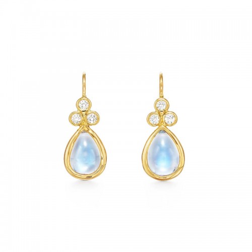 Temple St. Clair 18K Classic Pear Drop Earrings