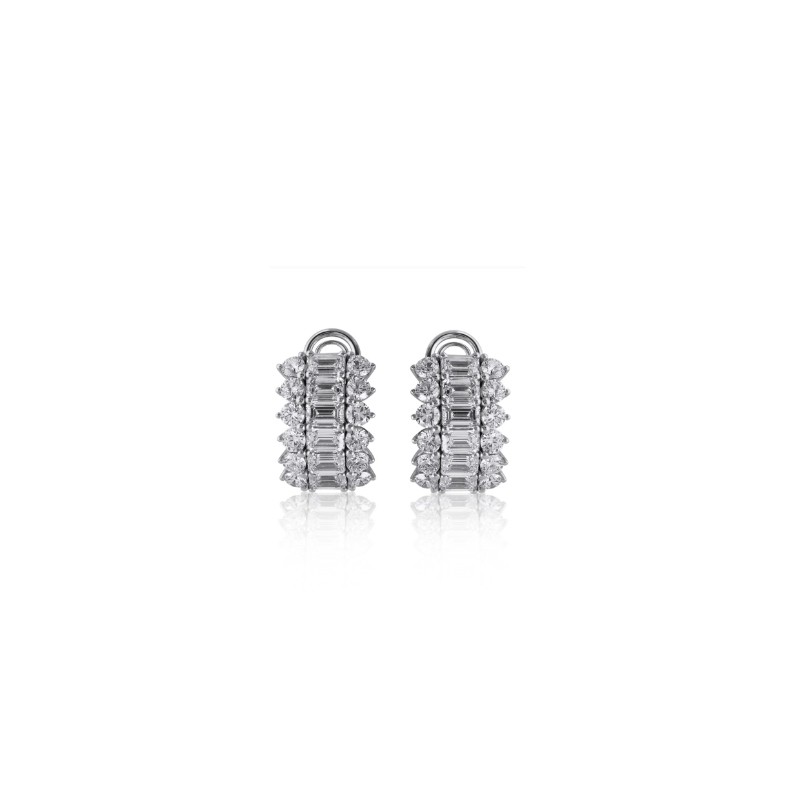 Picchiotti Ends Shared Prong Earrings Lever Back