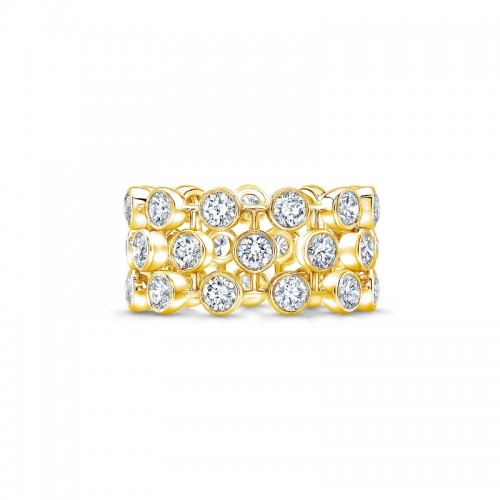 Rahaminov 18K Yellow Gold Eternity Band