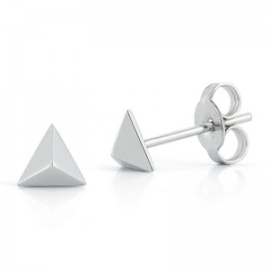 Deutsch Signature Pyrmaid Stud Earrings
