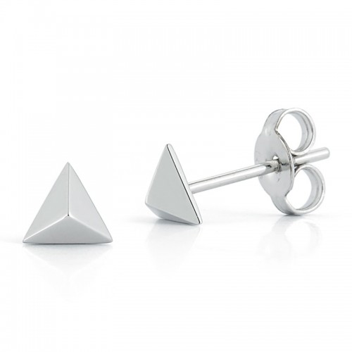 Deutsch Signature Pyrmaid Stud Earrings