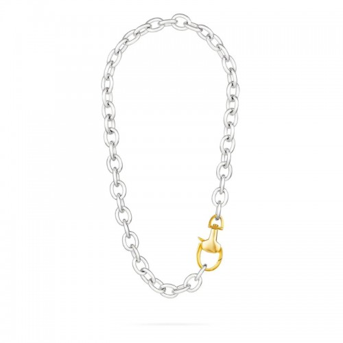 Vincent Peach Equistrian Lock Clasp Necklace