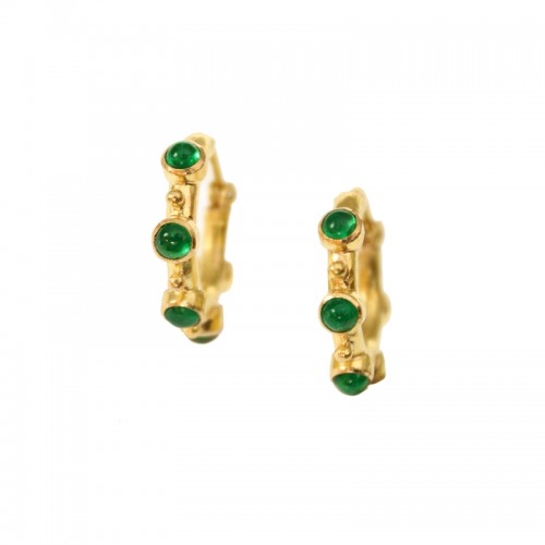 Emerald Hoops