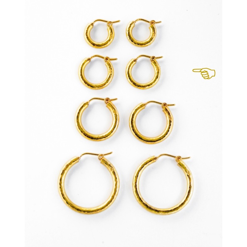 Big Baby Hoop Earrings