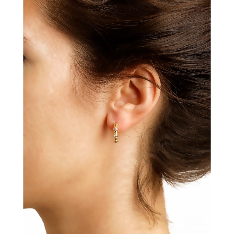 Big Baby Diamond Hoop