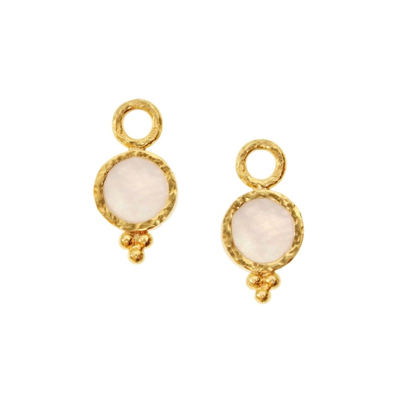 Rock Crystal 'Bee' Earring Charms