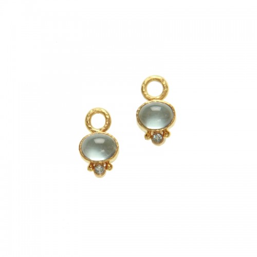 Aquamarine Earring Pendants