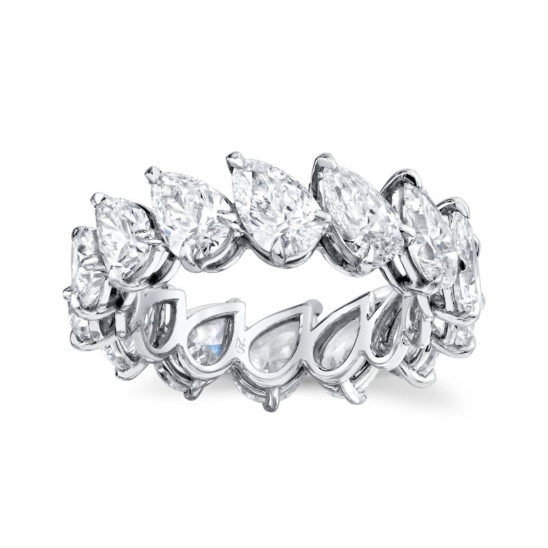 Norman Silverman Pear Shape Diamond Eternity Band