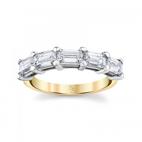 Norman Silverman East-West Half-Way Diamond Eternity Band