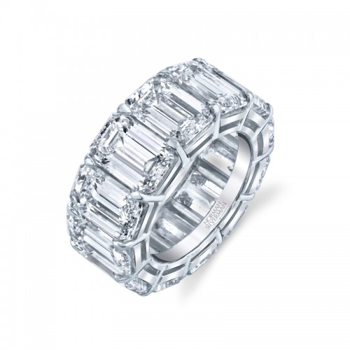 Norman Silverman 24.29 Carat Platinum Eternity Band