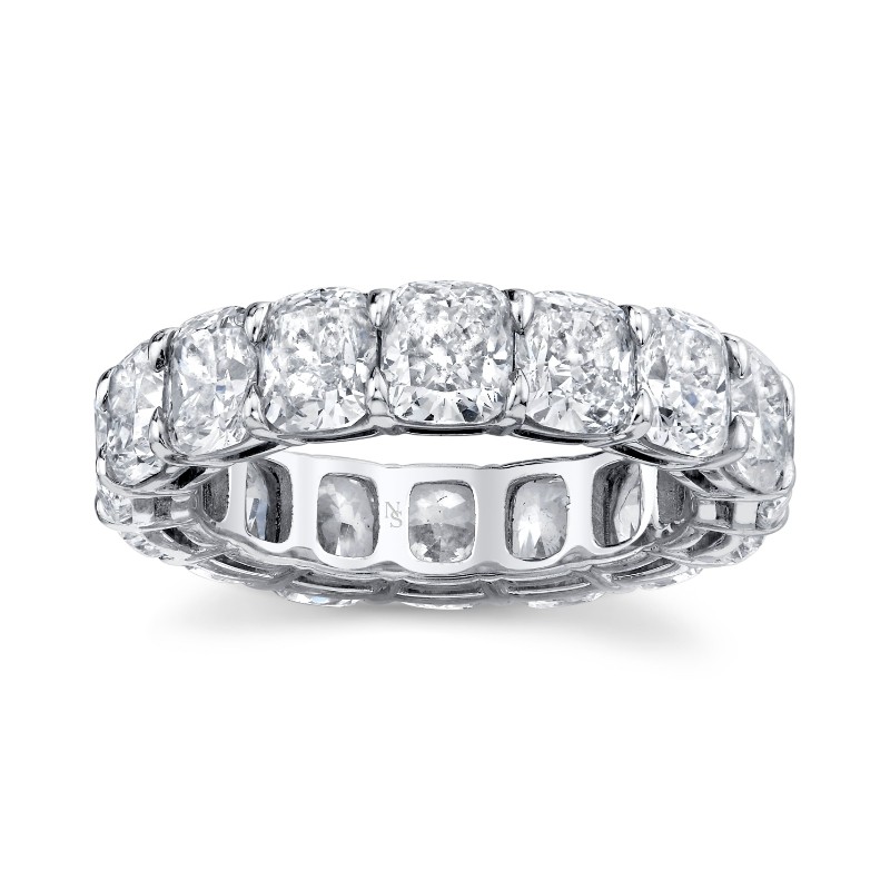 Norman Silverman Cushion Cut Diamond Eternity Band