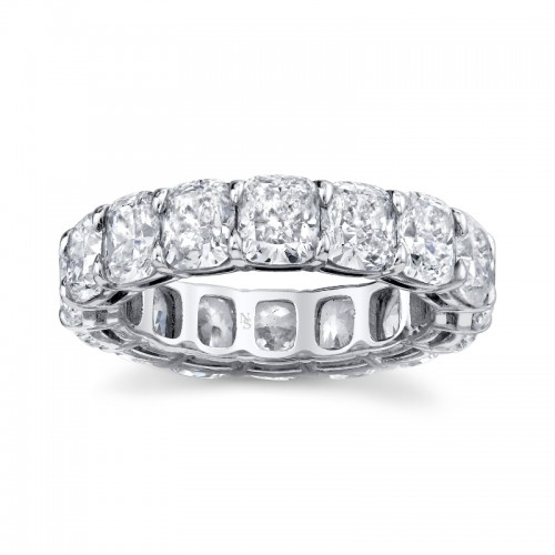 Norman Silverman Cushion Cut Diamond Eternity Band