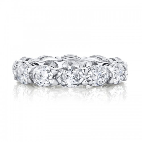 Norman Silverman East-West Oval-Cut Diamond Eternity Band
