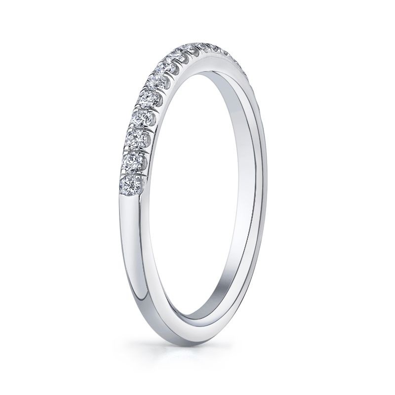 Deutsch Signature U Prong Micro Pave Band