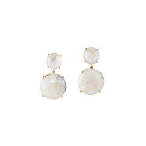 John Apel Moonstone Drop Earrings