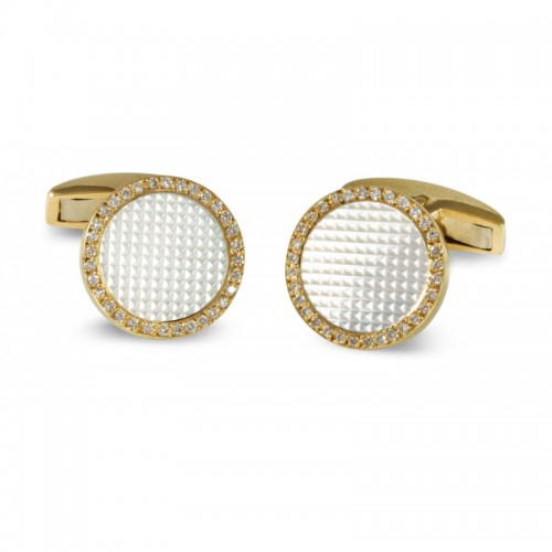 Deakin & Francis Hobnail Patterned Cufflinks