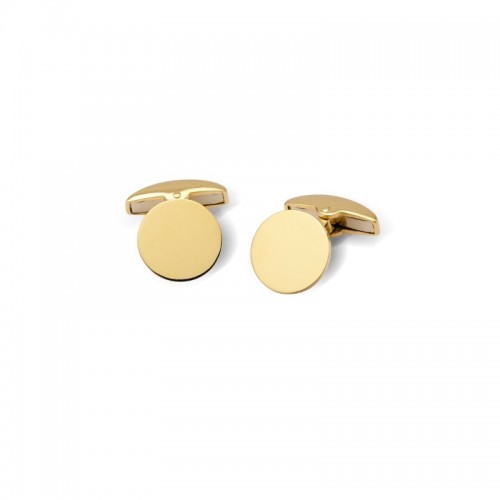 Deakin & Francis Plain Round Cufflinks