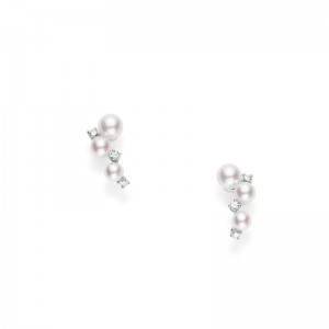 Mikimoto Bubbles Earring Crawler Earrings