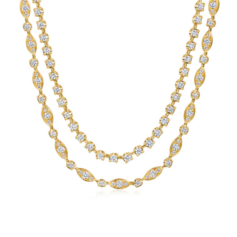 Starry Night Double Line Necklace