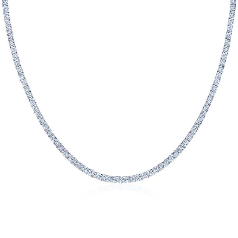 Sunburst Diamond Line Necklace