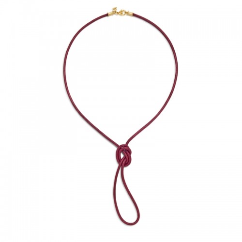 Temple St. Clair 18K Crimson Leather Cord
