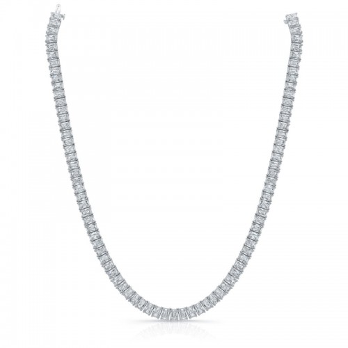 Norman Silverman 64.20 Carat Round Cornered Diamond Necklace