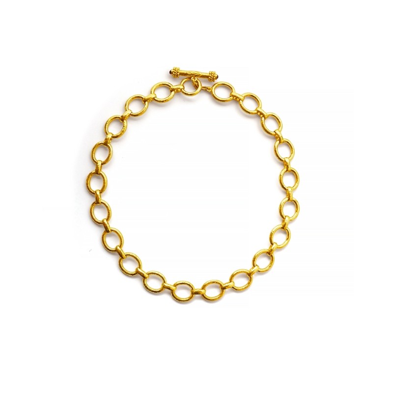 Smooth Link' Necklace - 17