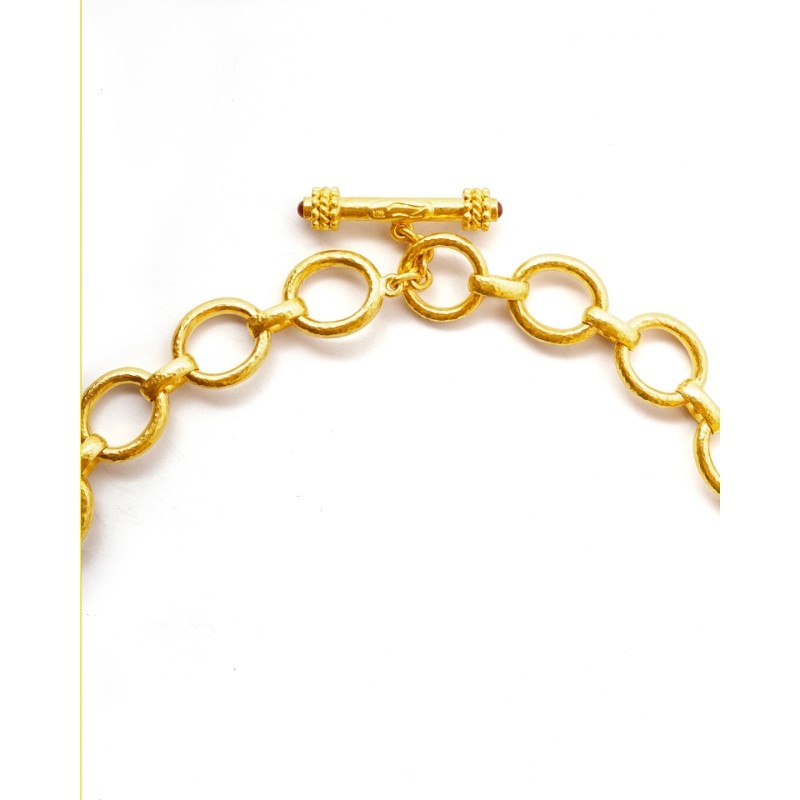 Smooth Link' Necklace - 17
