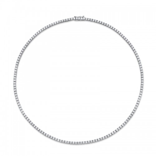 Norman Silverman 6.94 Carat Diamond Necklace