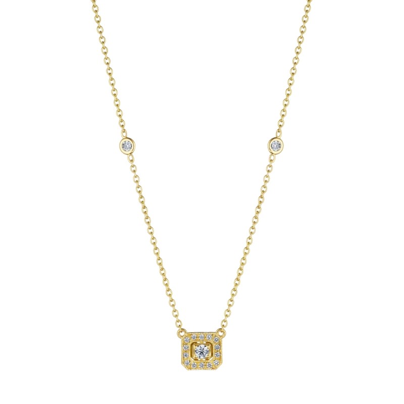 Emerald Shape Necklace