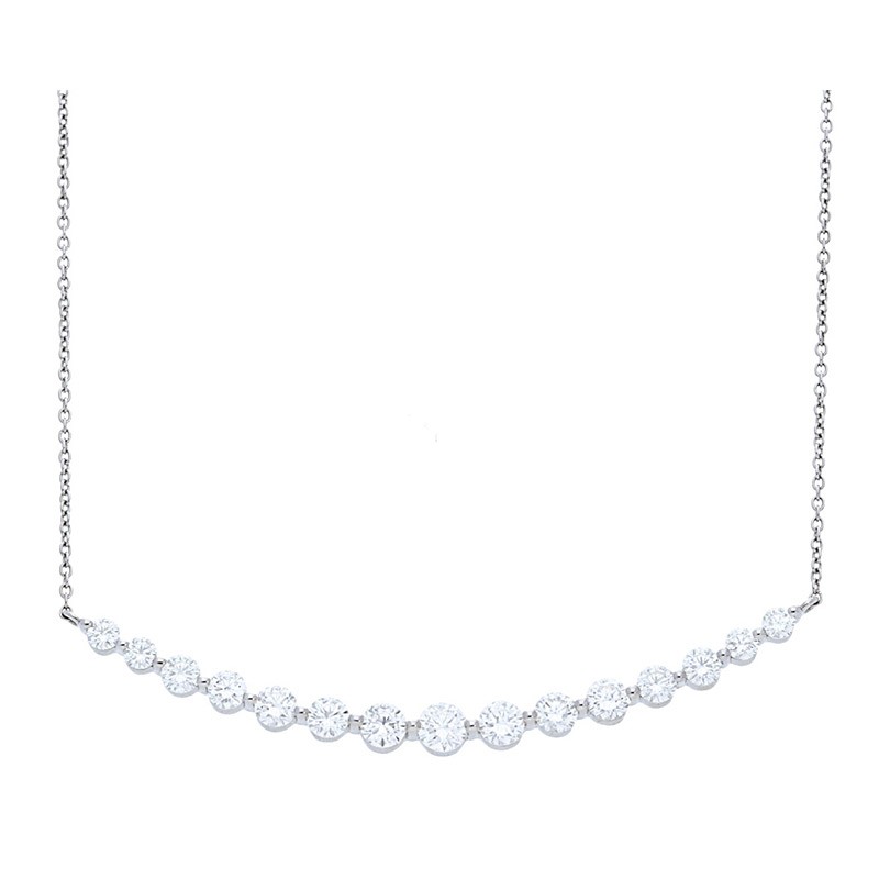 Deutsch Signature 15 Graduating Diamonds Necklace