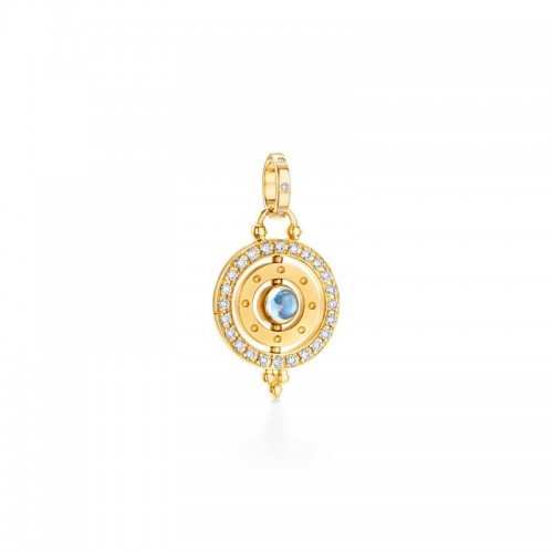 18K Temple St. Clair Diamond 3X Orbit Pendant