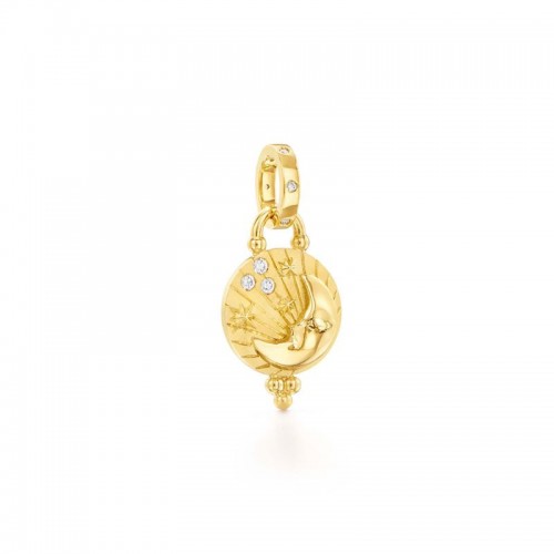 18K Temple St. Clair Luna Pendant