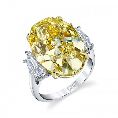 Norman Silverman Yellow Diamond Ring