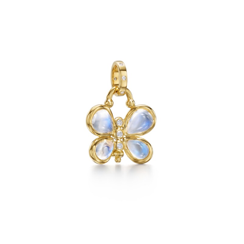 Temple St. Clair 18K Luna Butterfly Pendant