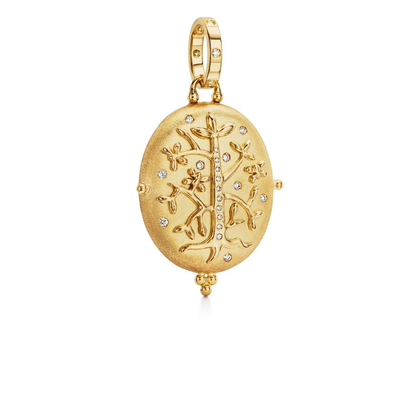 Temple St. Clair 18K Tree of Life Locket