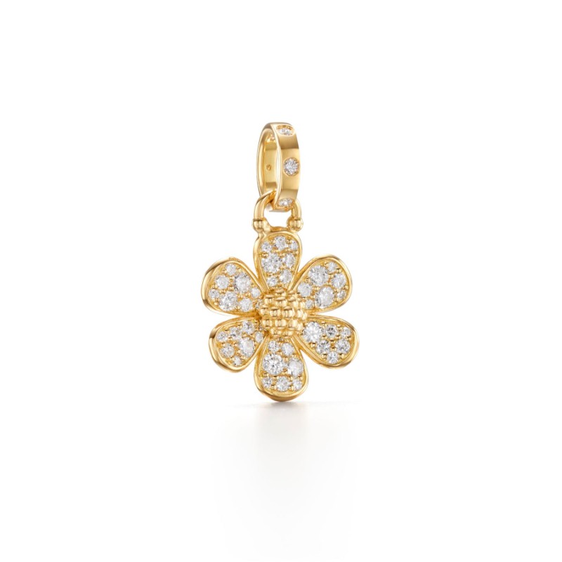 Temple St. Clair 18K Snow Flower Pendant