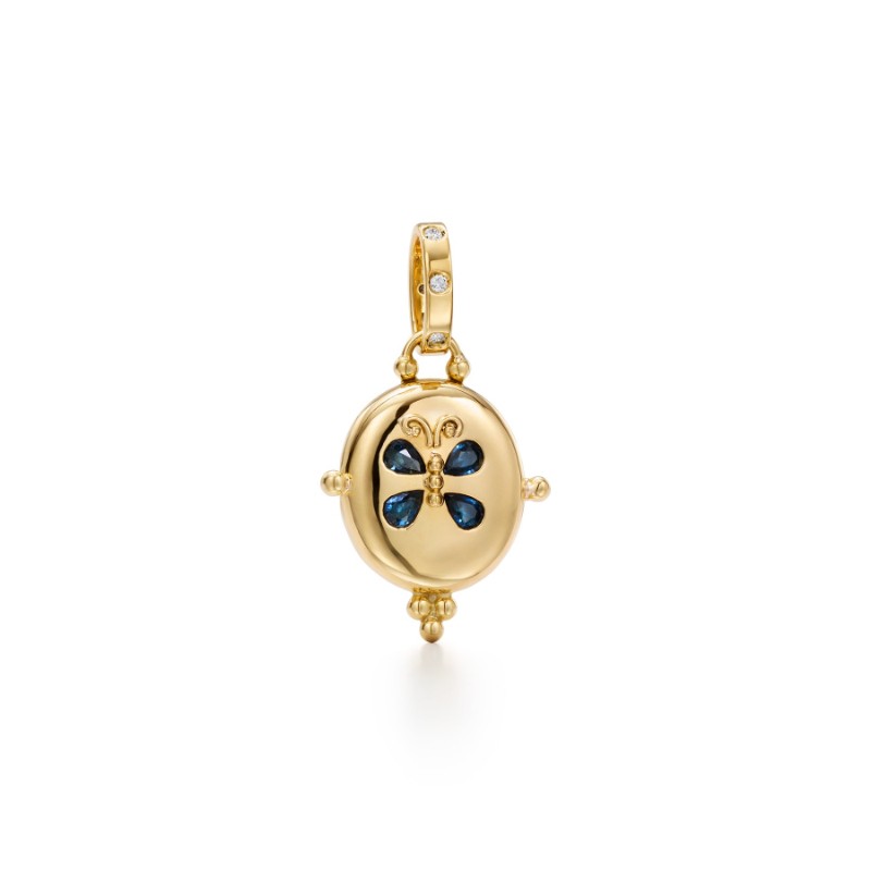 Temple St. Clair 18K Butterfly Locket