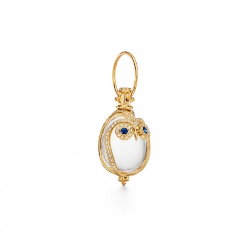 Temple St. Clair 18K Owl Amulet