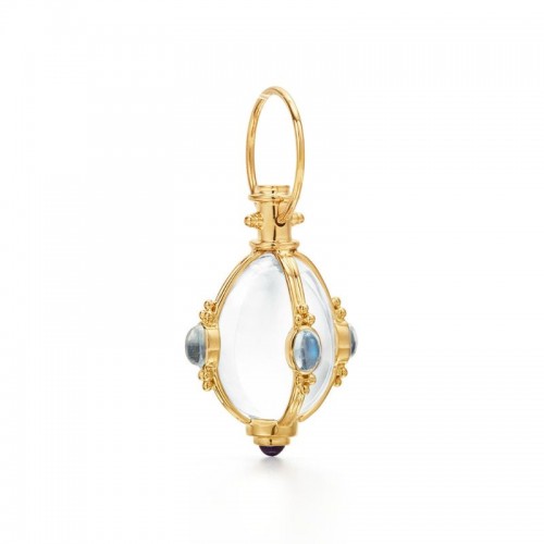 18K Temple St. Clair  Blue Moon Amulet